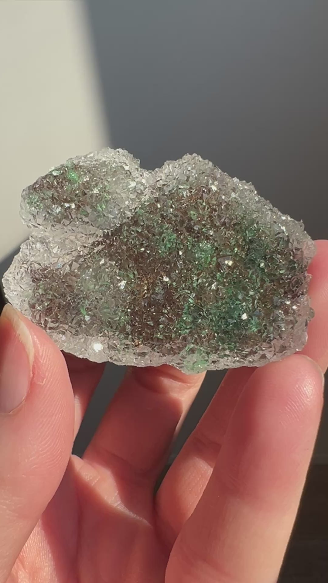 Sugar Malachite with Hematite (3) | 29.5g