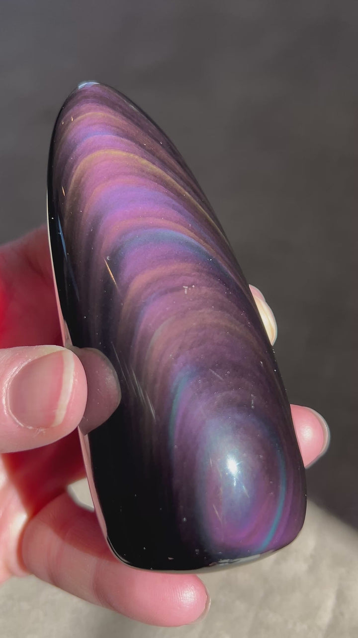 Rainbow Obsidian Freeform (13) | 160g