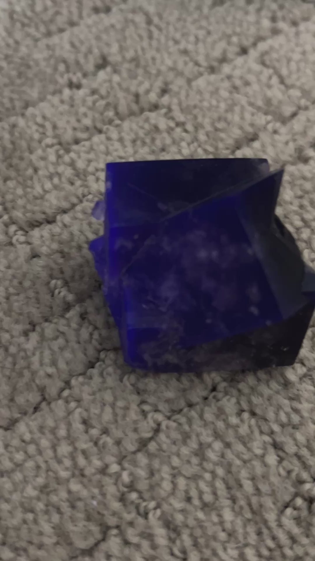 Purple Rain Pocket Fluorite Enhydro |68.2g