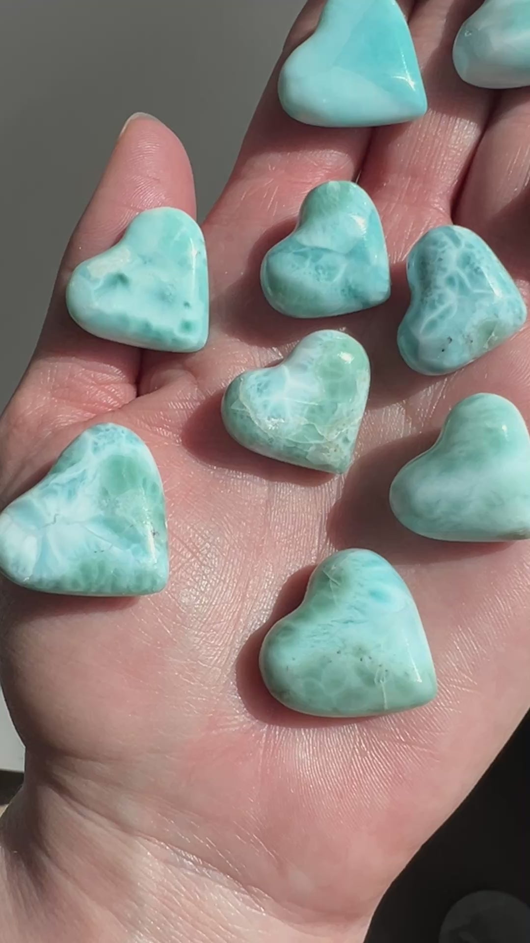 Wholesale Larimar Heart Lot 79.6g
