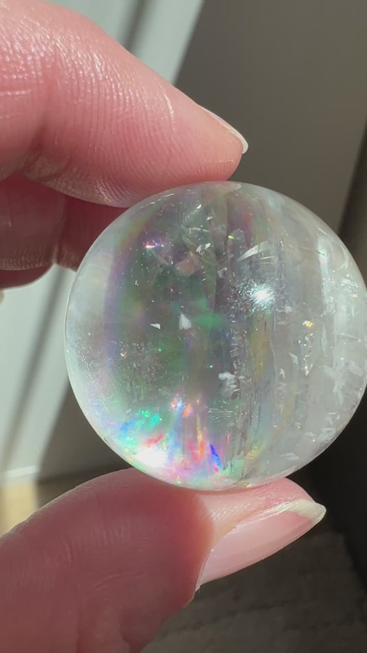 Optical Calcite Sphere (7) | 45g 32mm