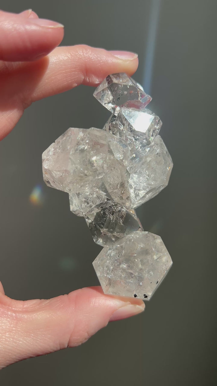 Herkimer Diamond Cluster (4) | 97.6g