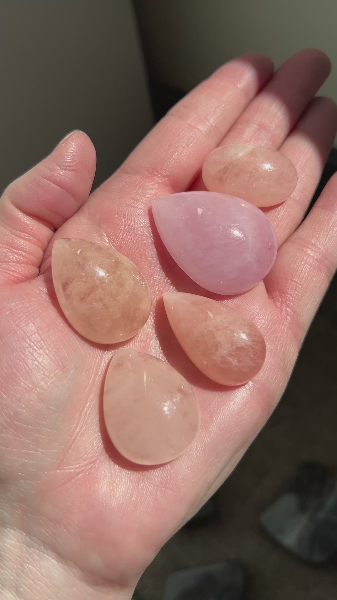Wholesale Peach Morganite Cabs