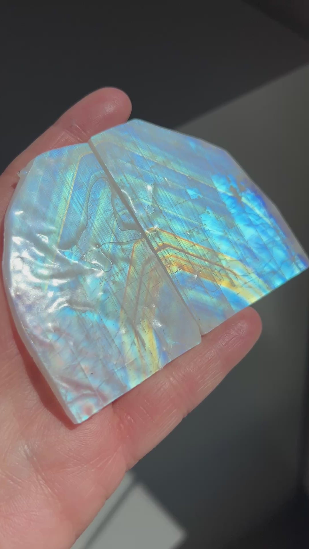 Moonstone Slab Set (2) | 84.3g