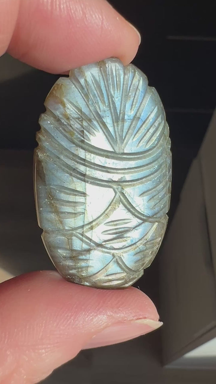 Labradorite Carved Pineapple (12)