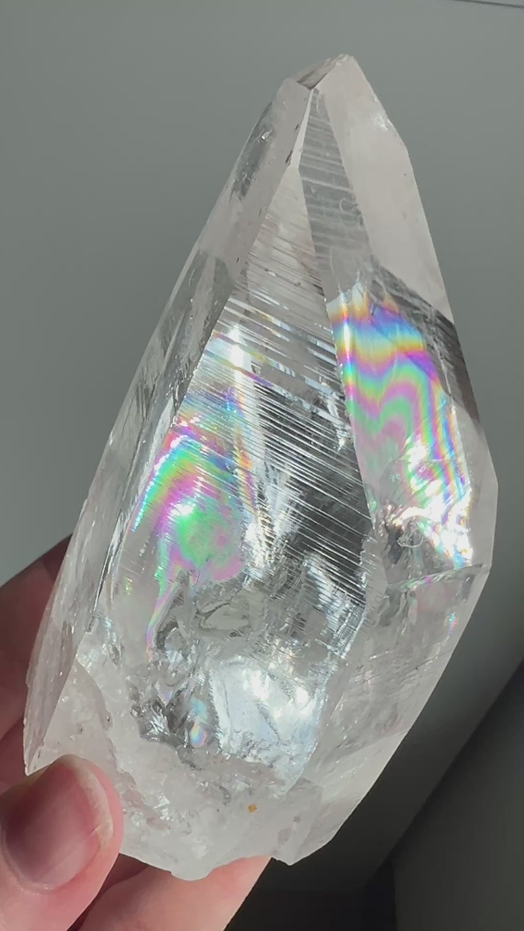 Rainbow filled Colombian Lemurian | 473g