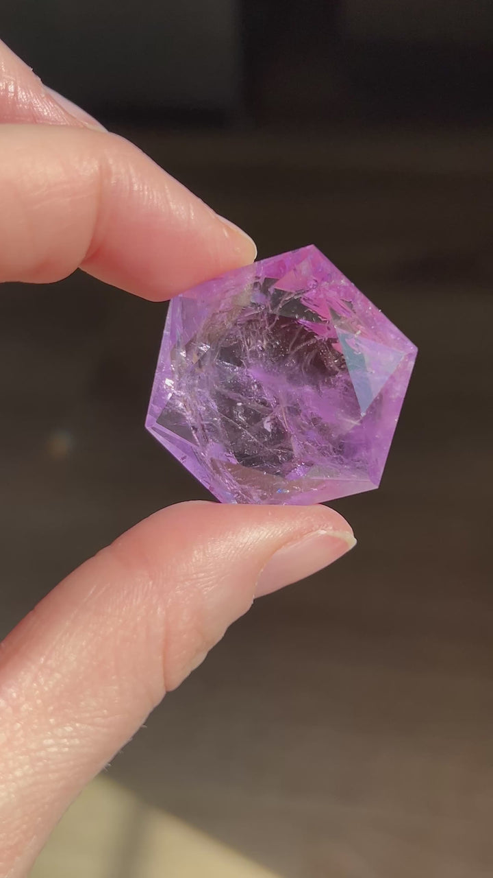 Amethyst Star Carving 11 | 20.2g