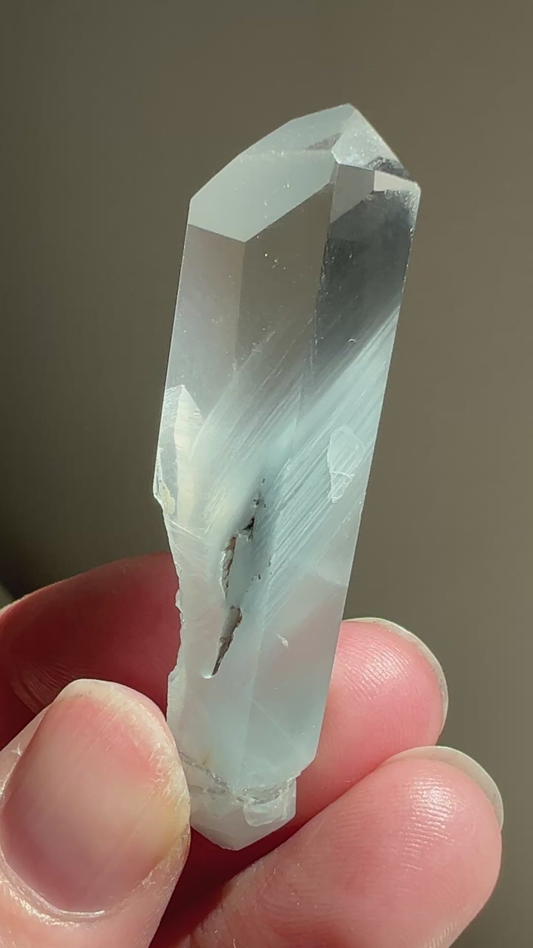 Polished Blue Tara Quartz (2) | 12.7g