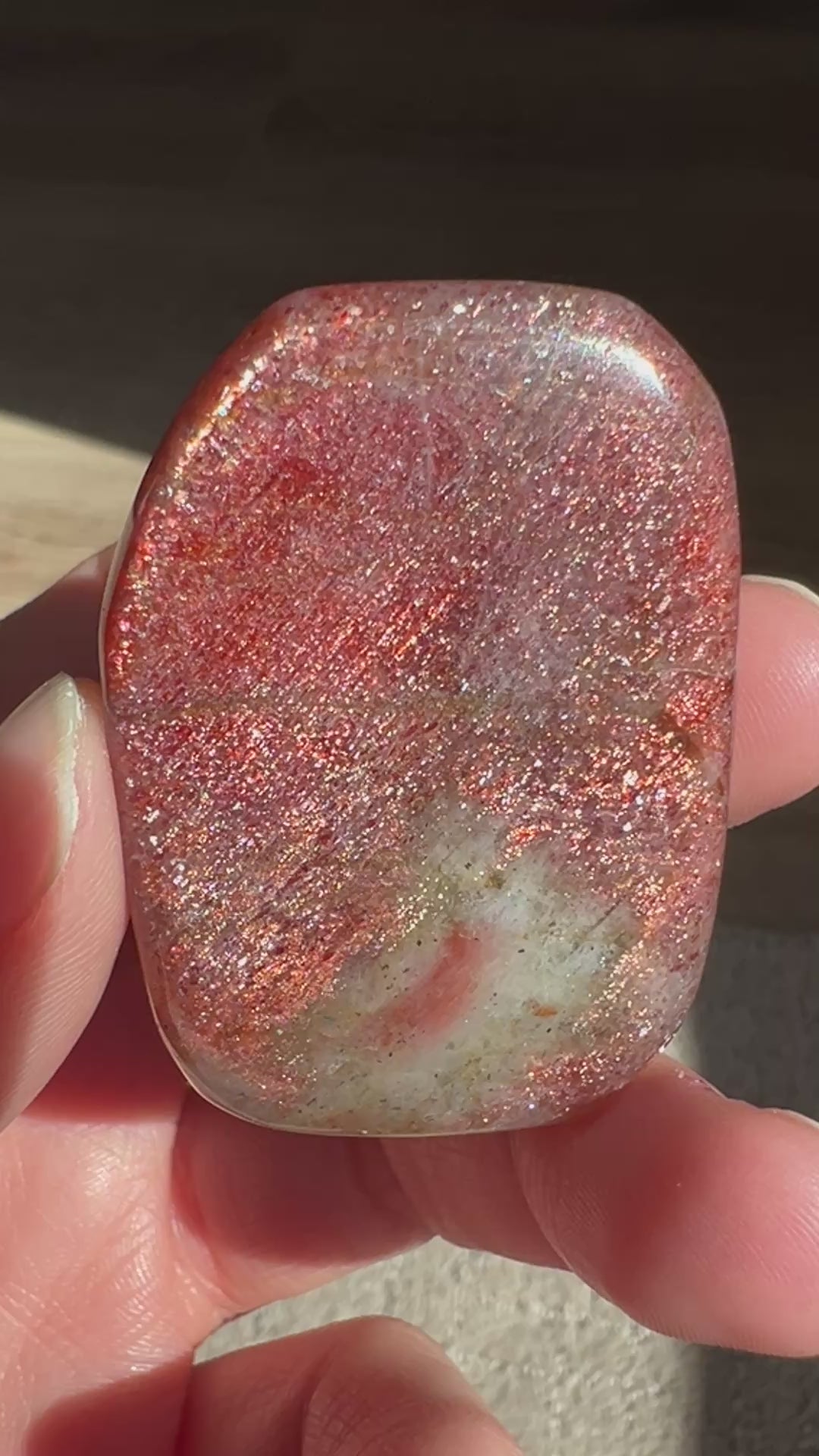 Tanzania Red Sunstone (5) | 46.2g