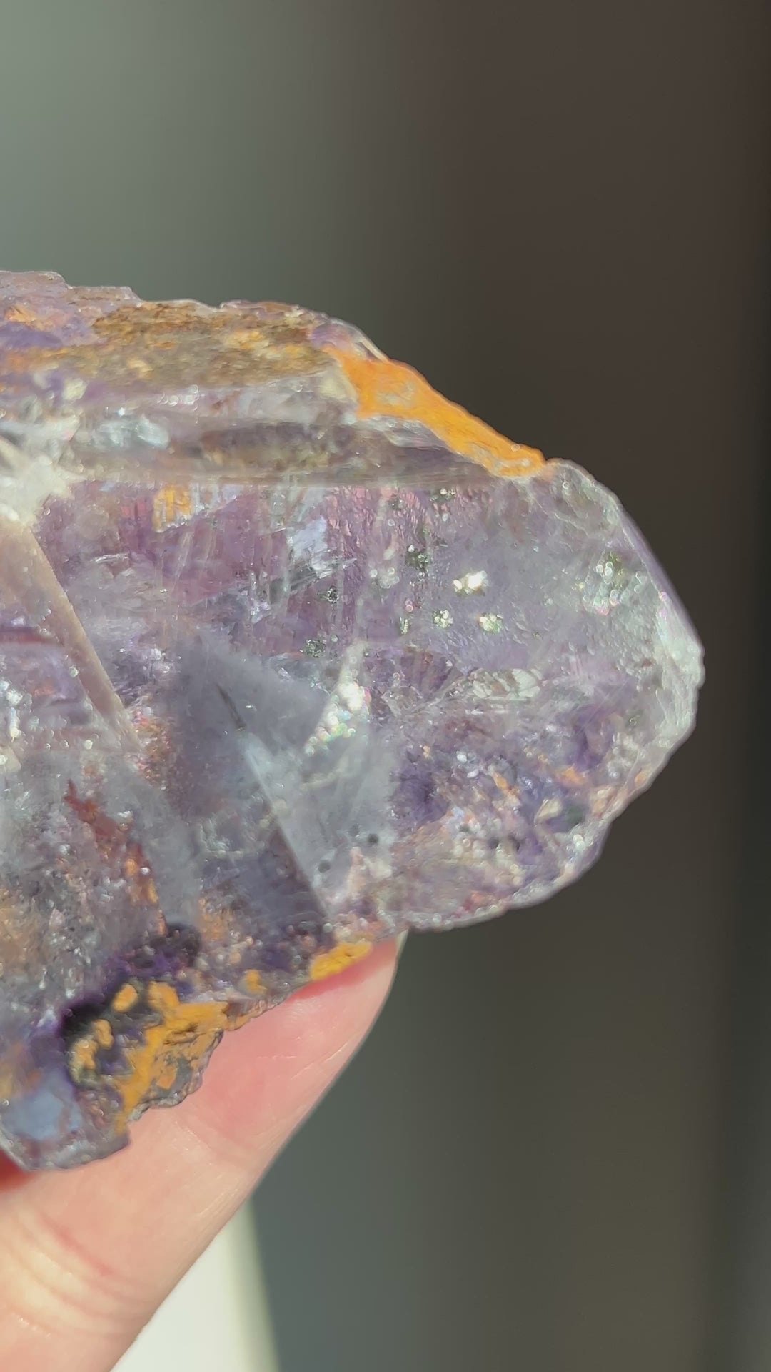 Ojuela Mine Fluorite w/ Enhydro and Pyrite inclusions | 180g
