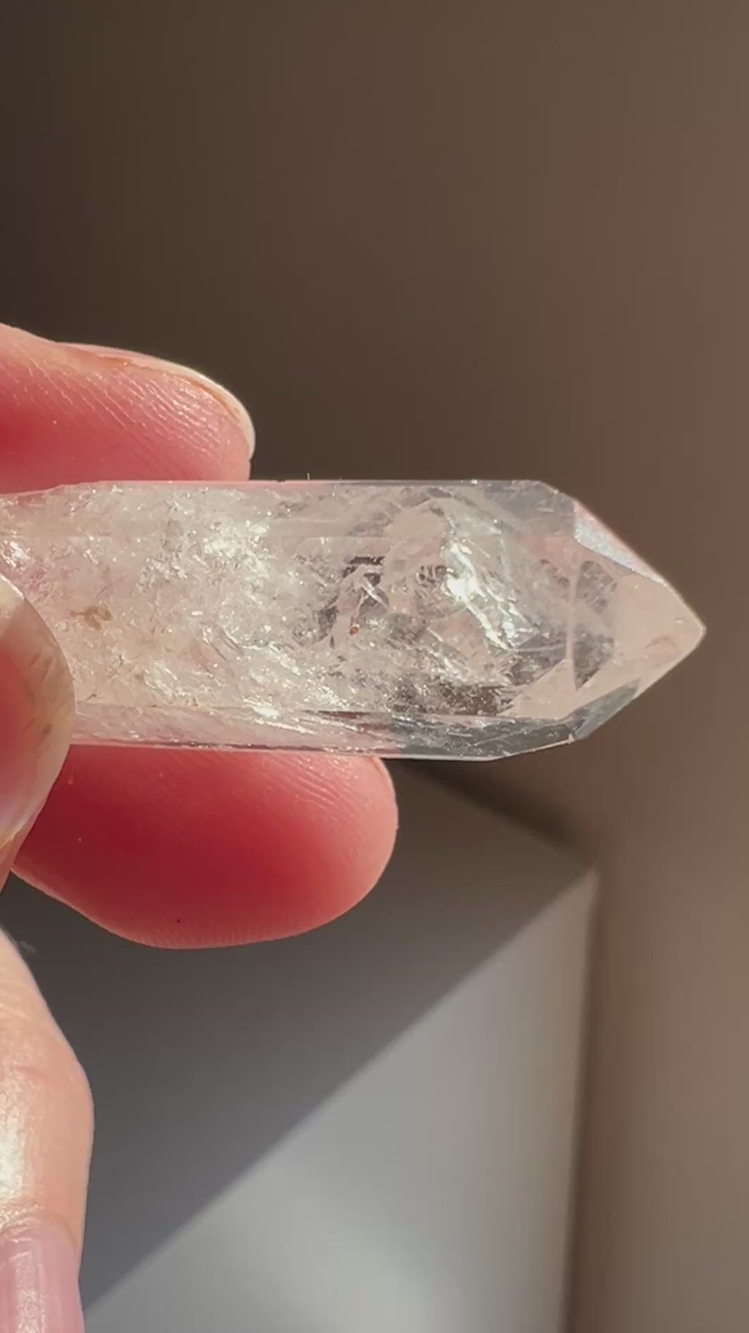 Partially Polished Quartz Enhydro (16) | 5.1g