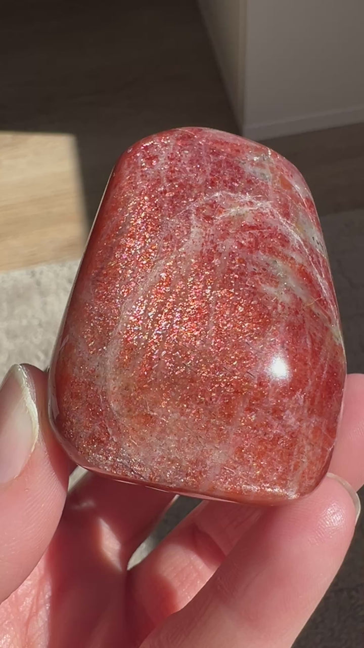 Tanzania Red Sunstone (7) | 129.1g
