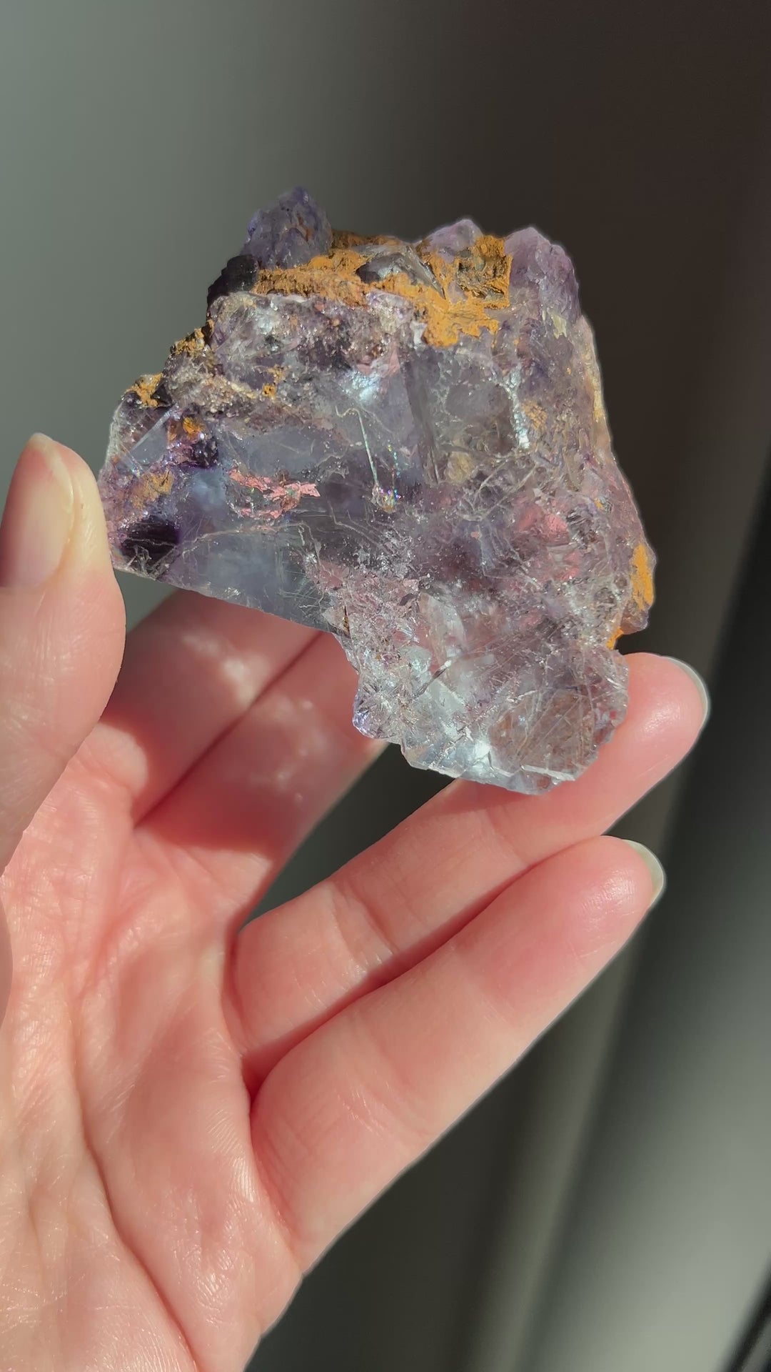 Ojuela Mine Fluorite w/ Enhydro and Pyrite inclusions | 180g