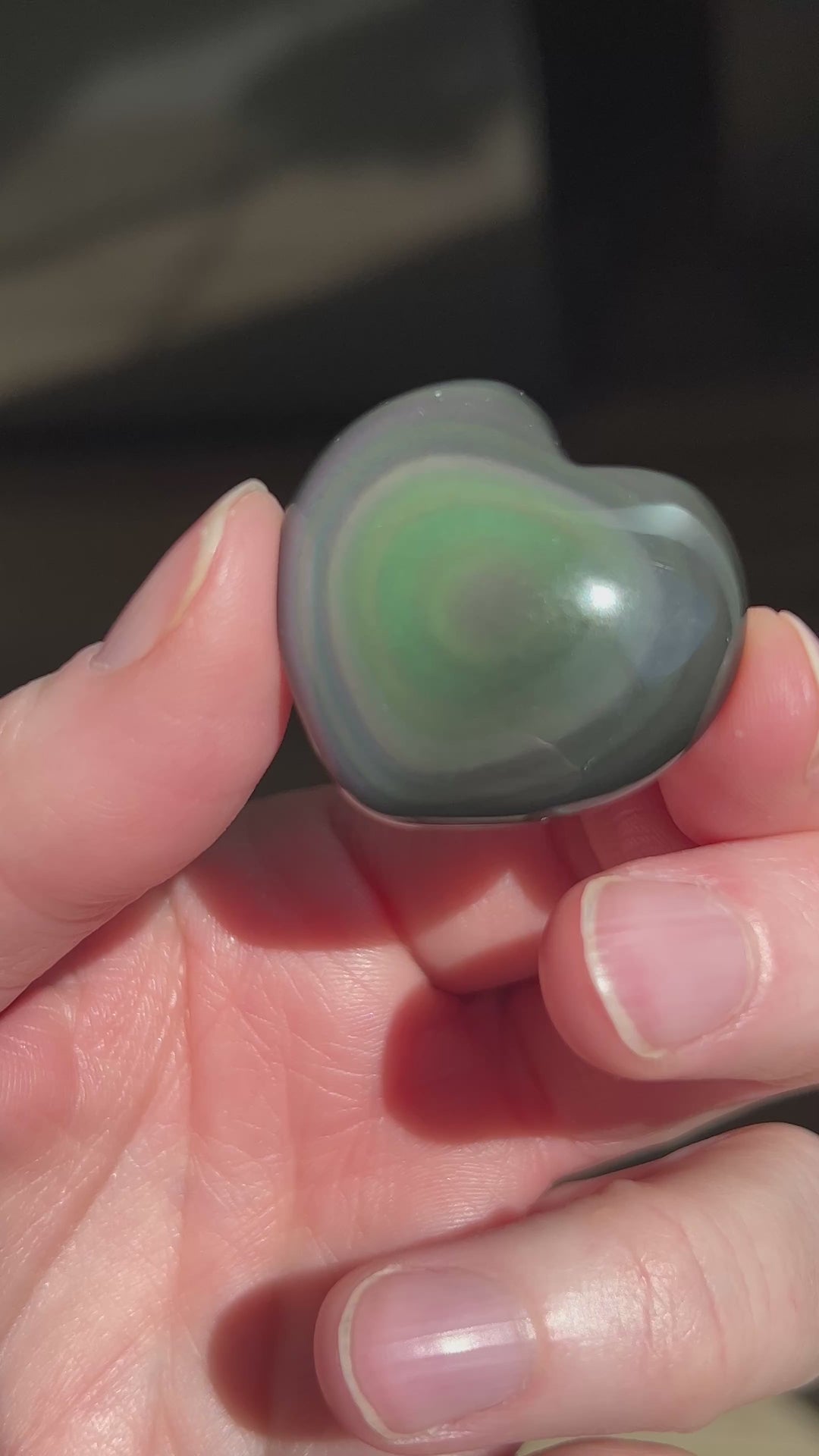 Rainbow Obsidian Heart (37)
