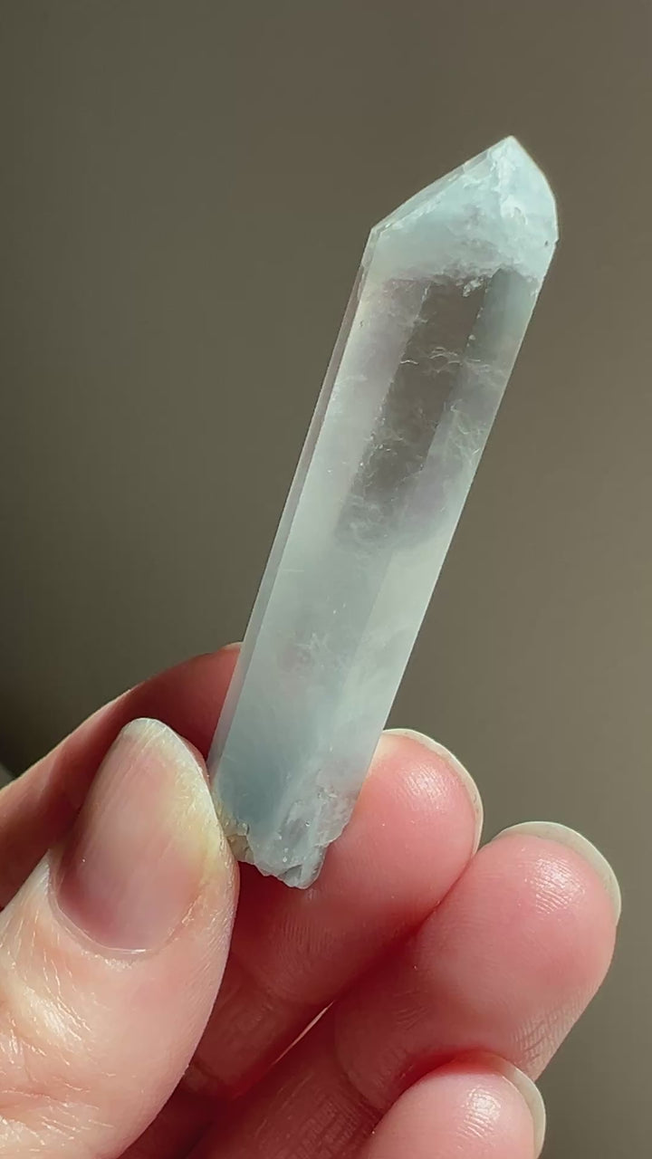 Polished Blue Tara Quartz (3) | 11.3g