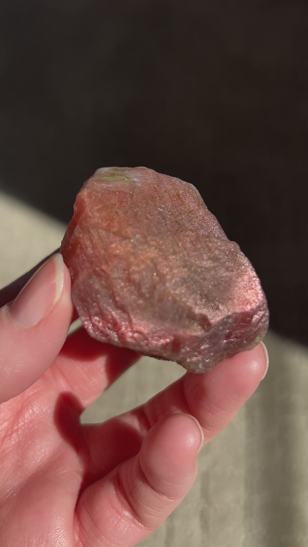 Raw Red Tanzania Sunstone (7) | 53.4g