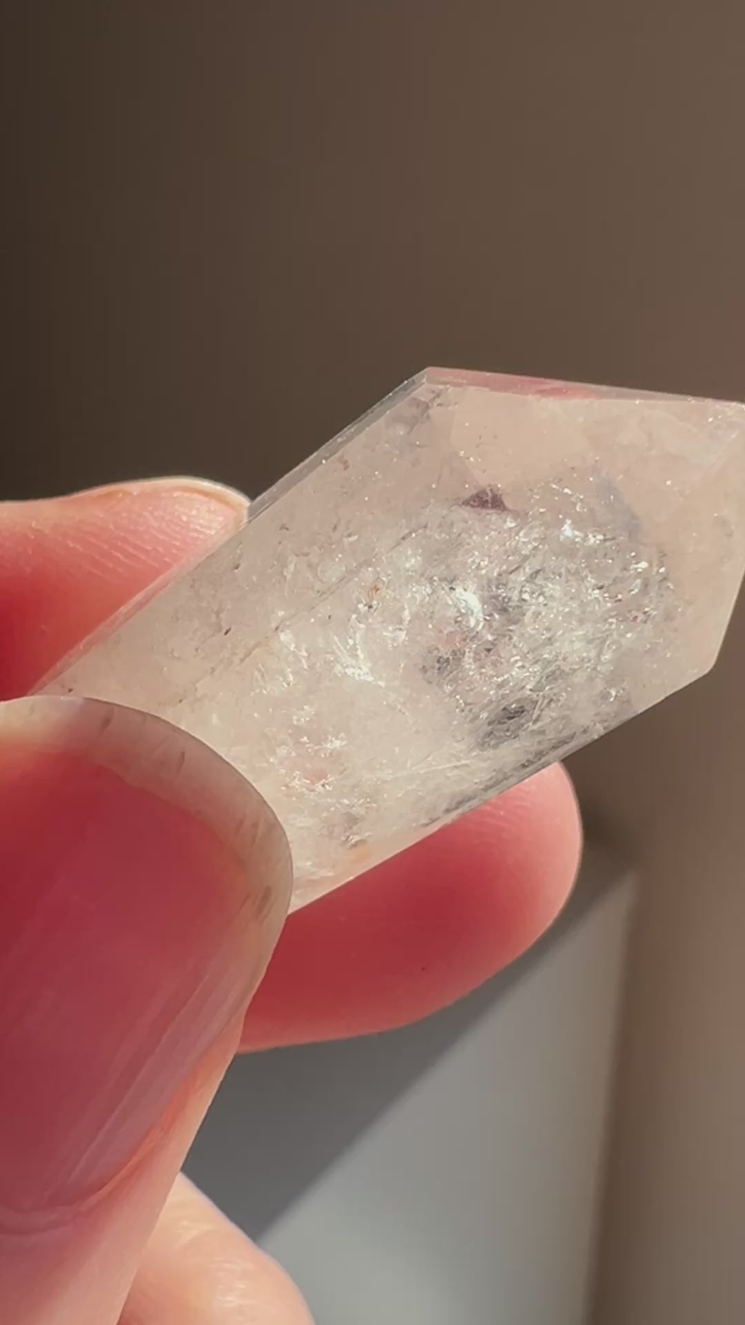 Partially Polished Quartz Enhydro (15) | 7.4g
