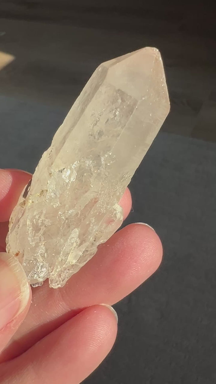 Raw Quartz Enhydro (3) | 28.6g
