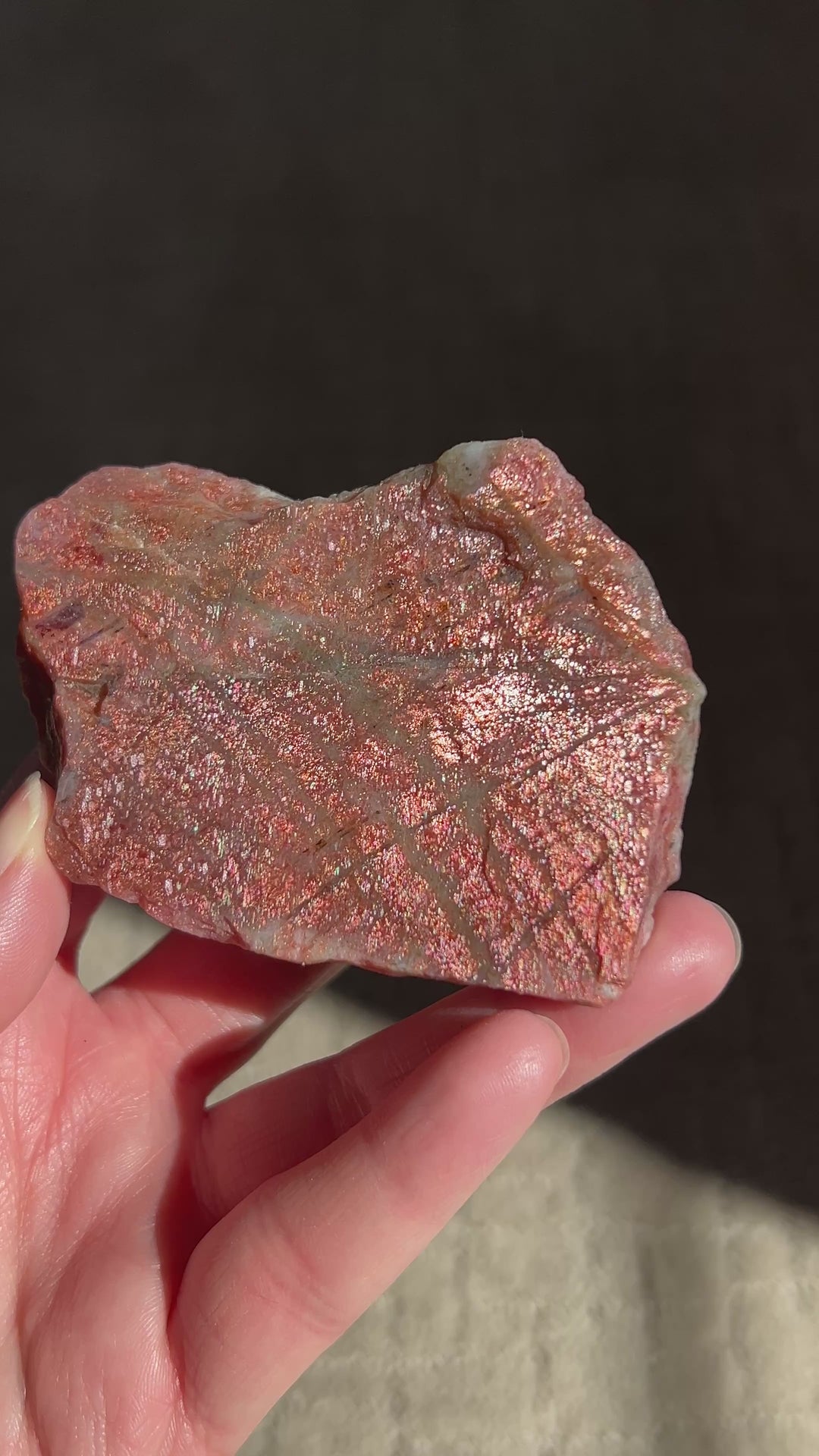 Raw Red Tanzania Sunstone (2) | 126.3g