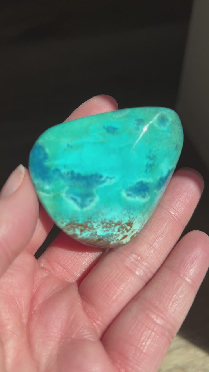 Shattuckite Palmstone