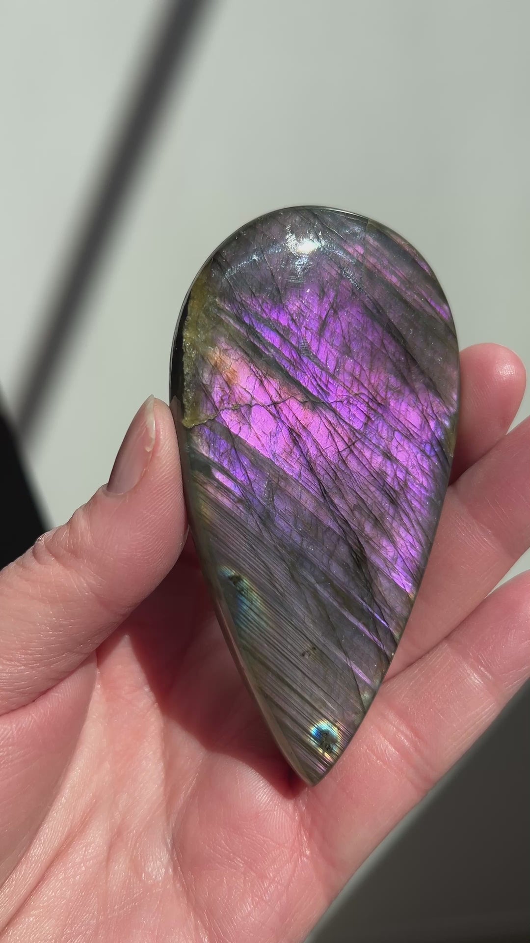 Purple Labradorite Cab (3) | 74 g