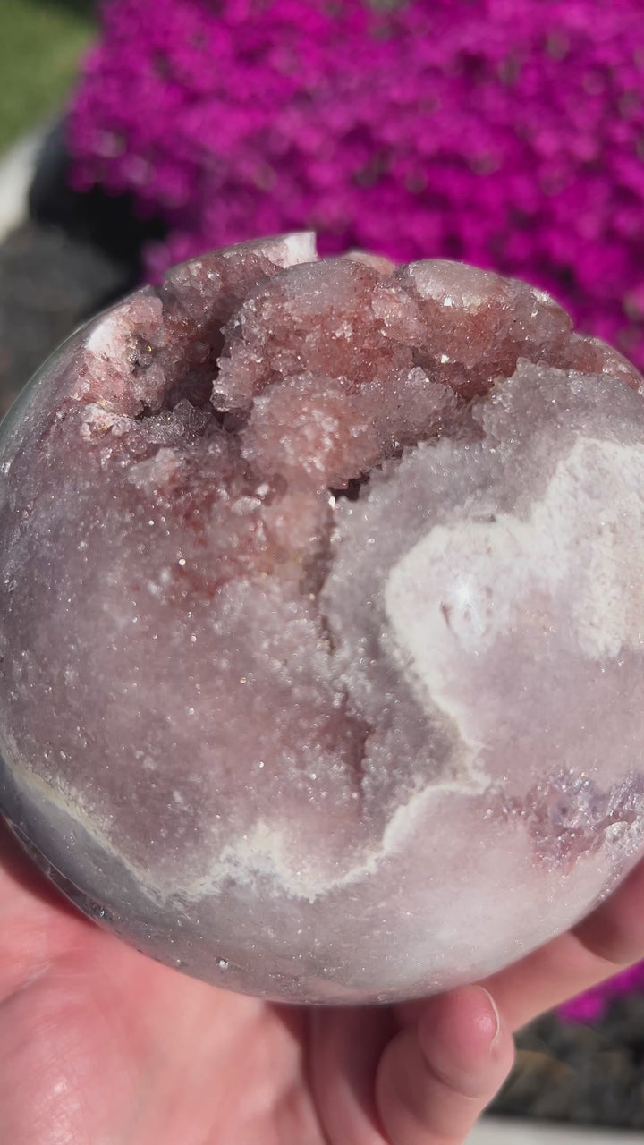 Pink Amethyst Sphere (115mm) | 4lb 8oz