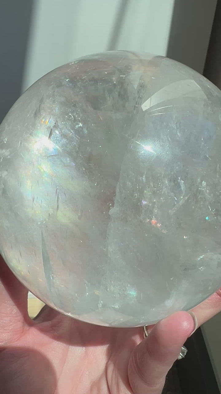 HUGE Optical Calcite Sphete (26) | 4lbs 15.3oz