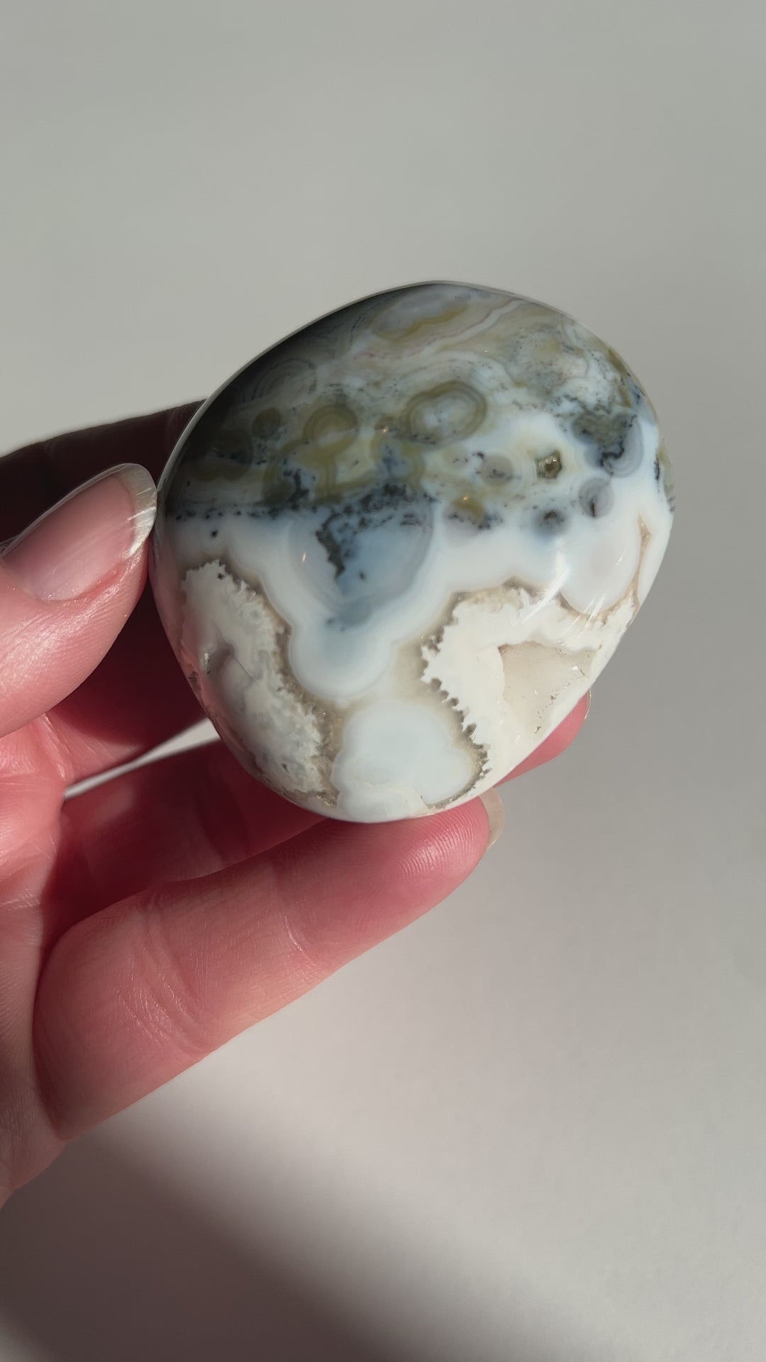 Ocean Jasper 8th Vein Palmstone