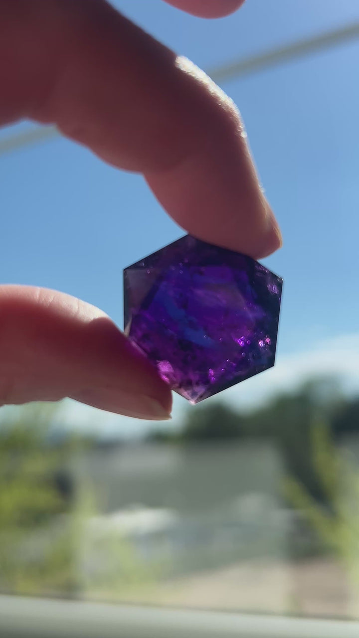 Deep Purple Amethyst Star (2)