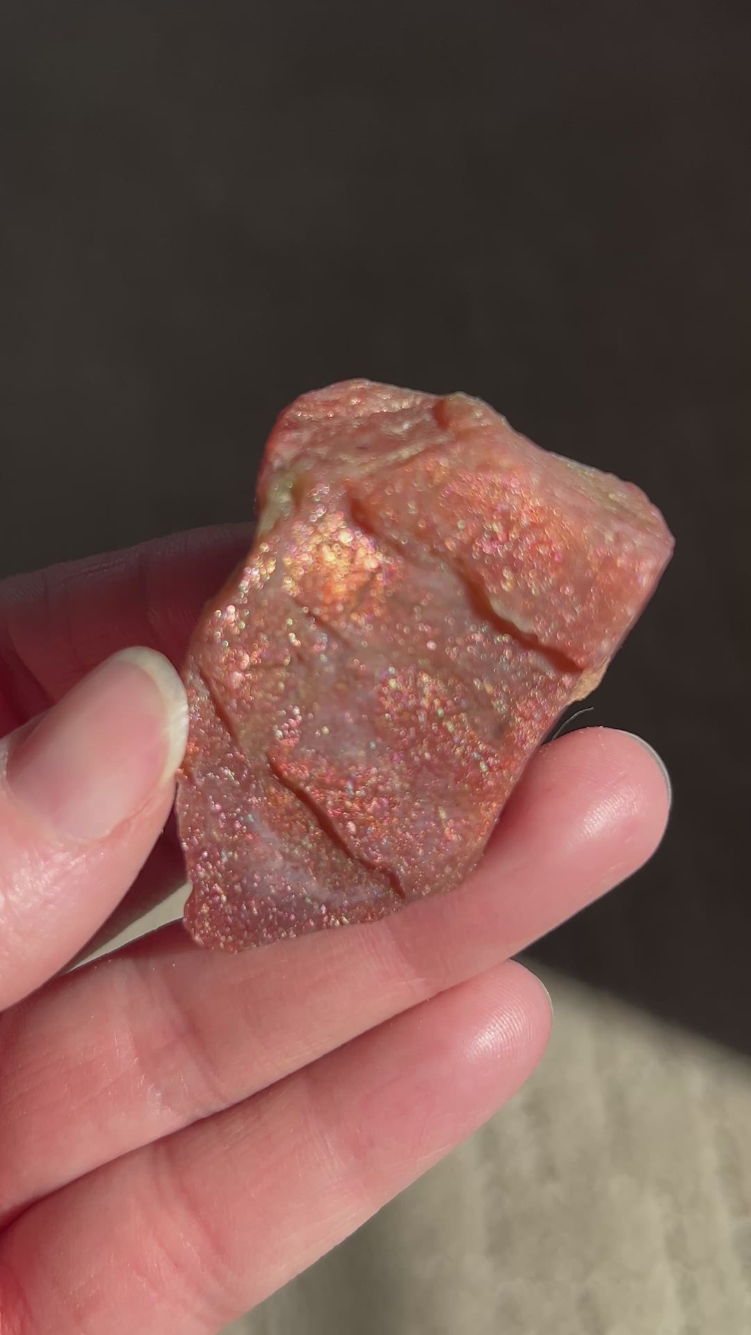 Raw Red Tanzania Sunstone (9) | 40g