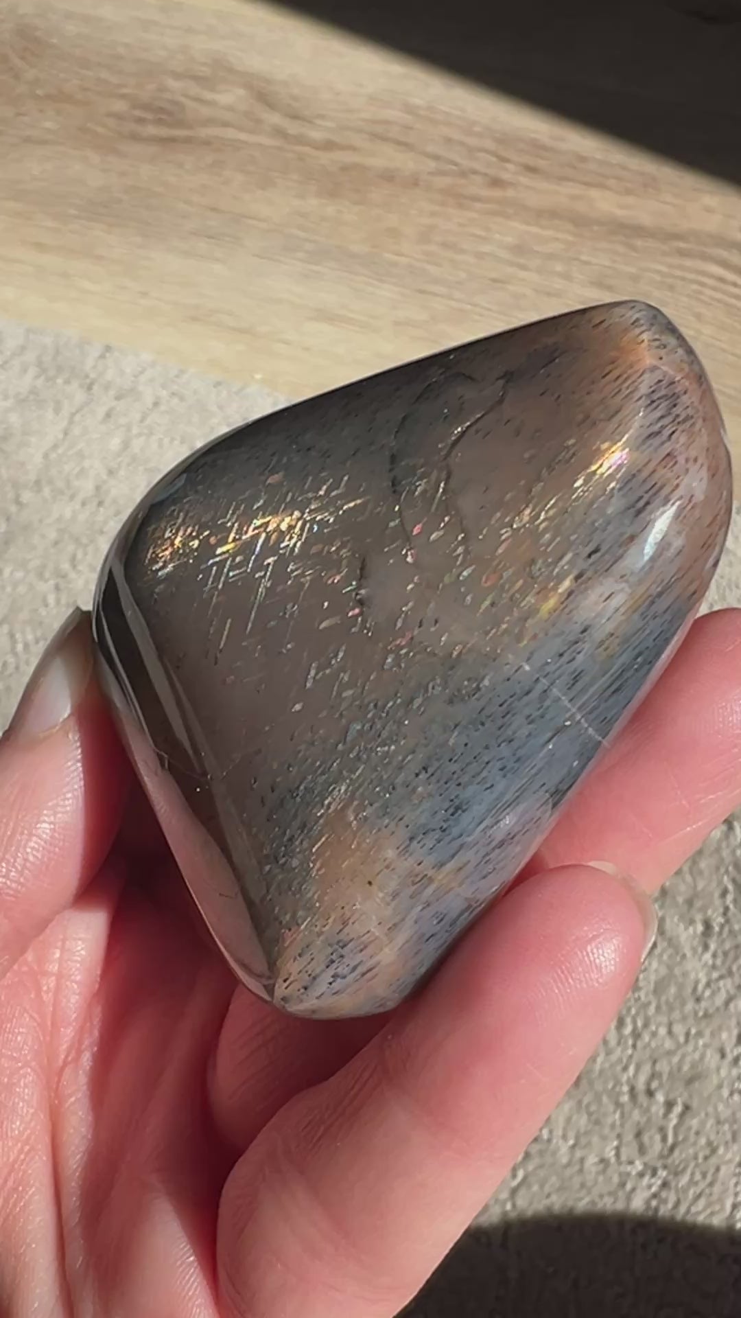 Tanzania Lattice Sunstone(6) | 132.6g