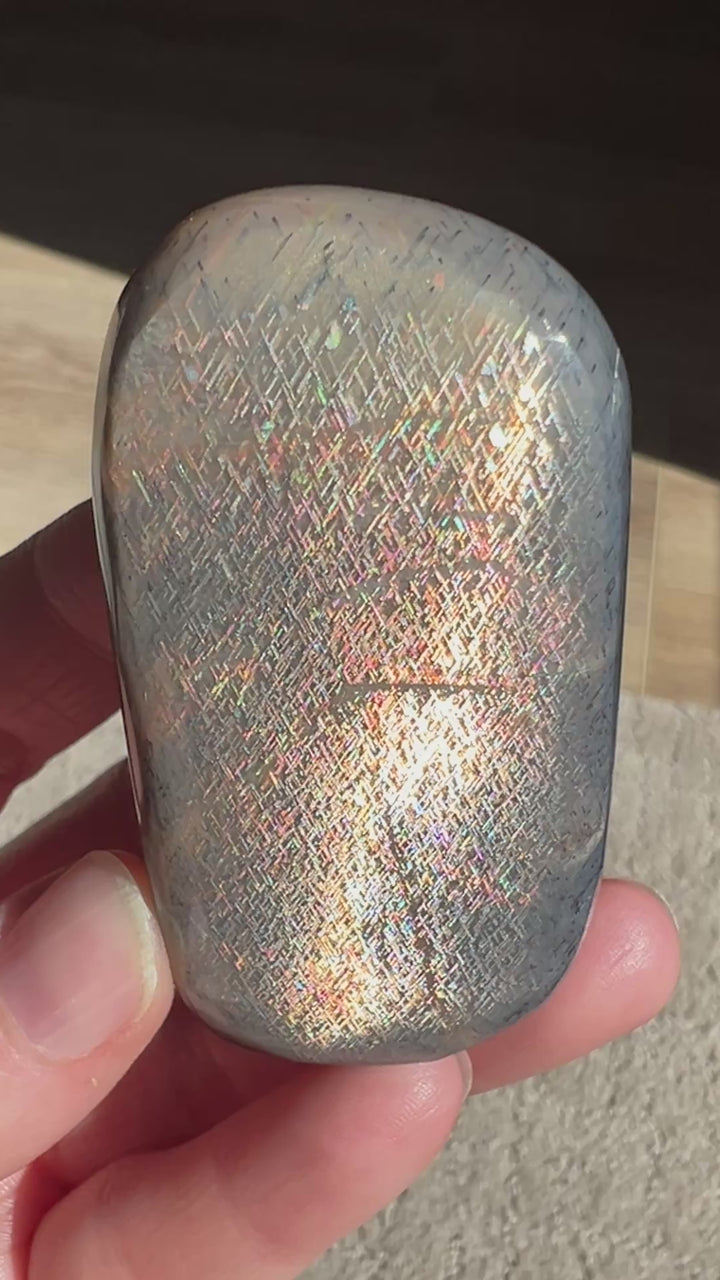 Tanzania Lattice Sunstone(9) | 103.7g