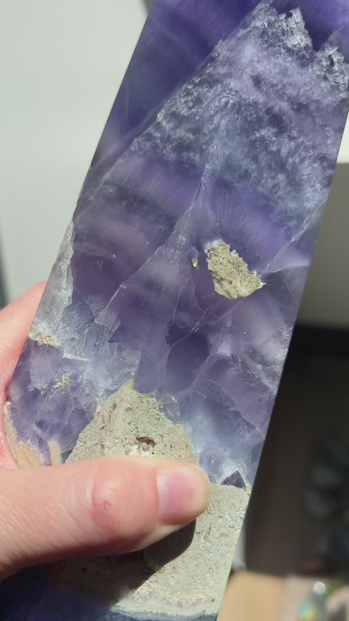 XL Fluorite Enhydro Tower (11) | 5lbs 9.7oz