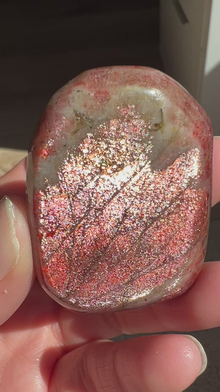 Tanzania Red Sunstone (6) | 70.4g