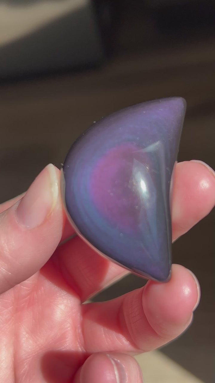 Rainbow Obsidian Moon (32) | 26g