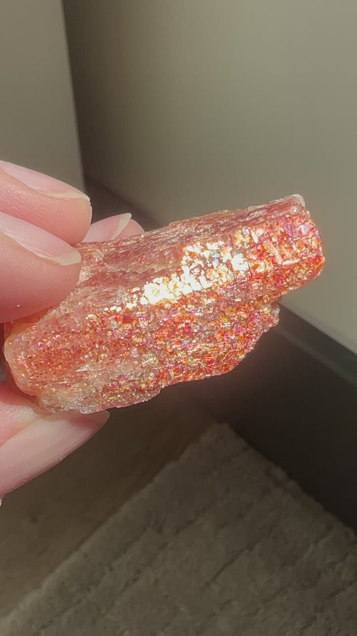 Half Polished Sunstone (21) | 15.6g